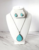 Teardrop Earring & Necklace Gift Set