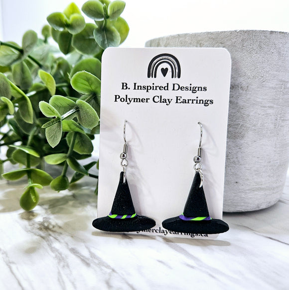 Witch Hat Dangle Earrings