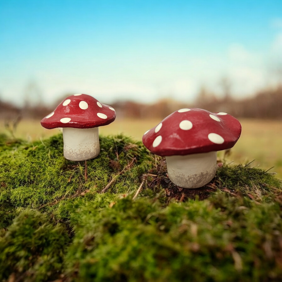 Red spotted mushroom