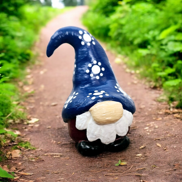 Blue & White Gnome