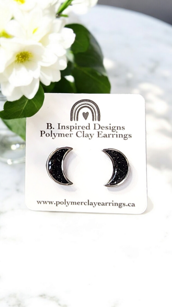 Black Moon Studs