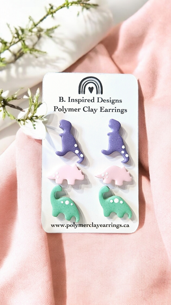 Dino Stud Pack- Pink