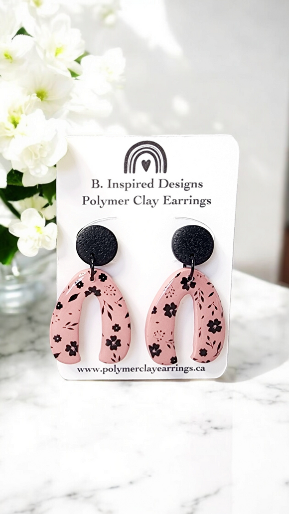 Floral Rose Dangles