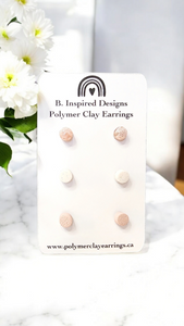 Rose Quartz Micro Stud Pack