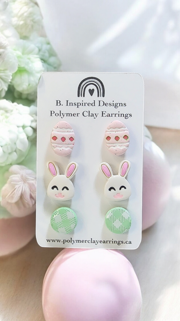 Easter Stud Pack- Pink