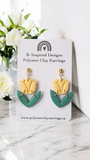 Tulip Earrings in yellow