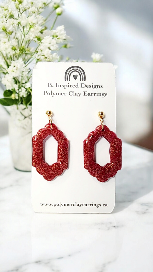 Red and Gold Dangles