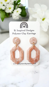 Rose Quartz Dangles