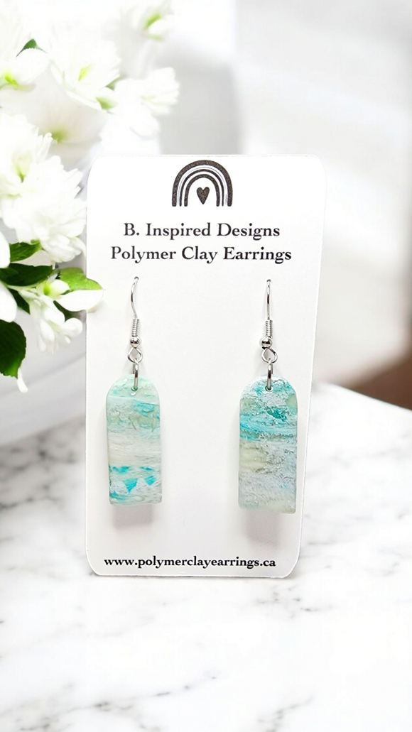 Teal Ocean Dangles