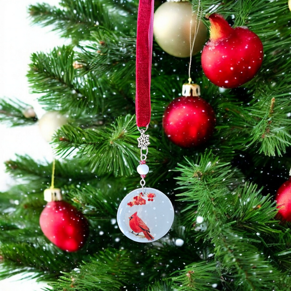 Cardinal Christmas Tree Ornament