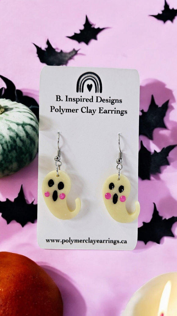 Glow in the dark ghost dangles